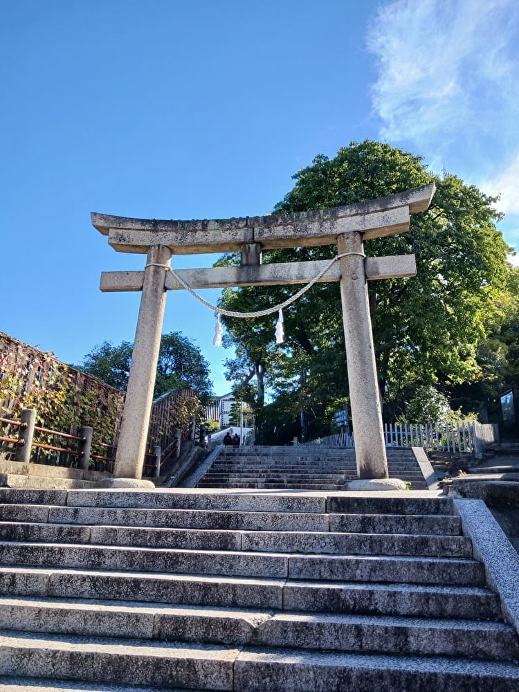 阿智神社の鳥居